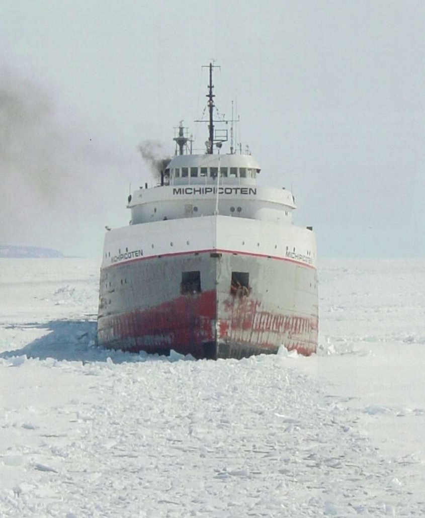Freighter In Ice