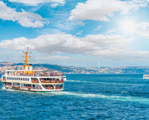 Passenger Vessel On The Water