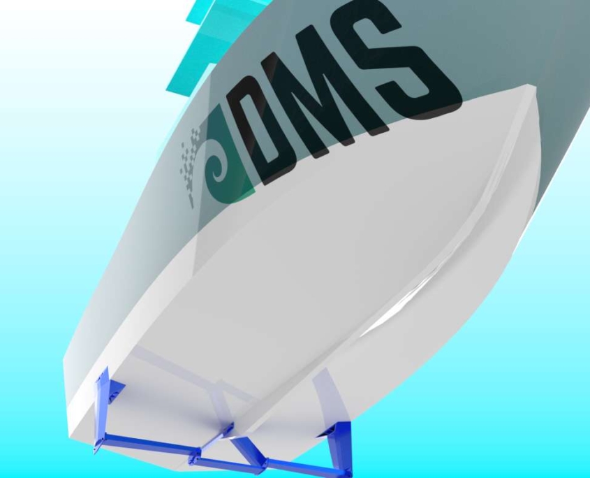 Hydrofoil Design 3D Render