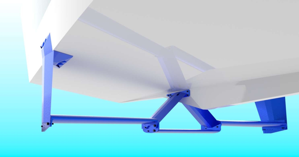 Hydrofoil Design 3D Render