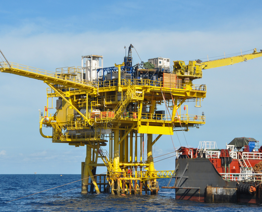 Large Barge Crane