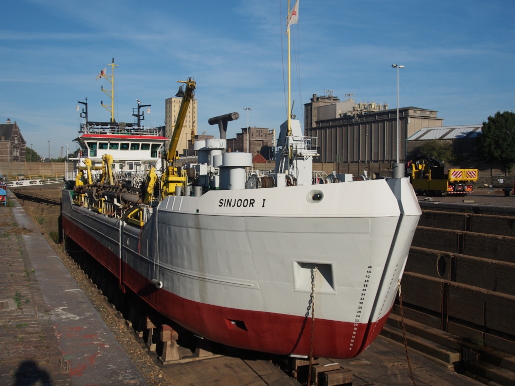 Ship Refit in Drydock