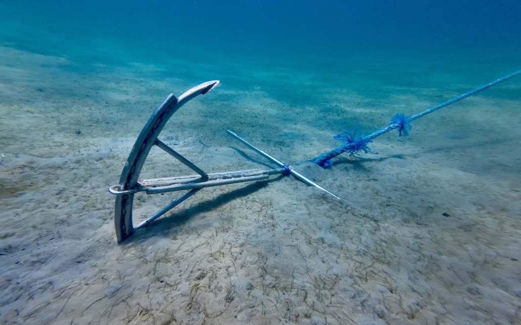 Close Up View Of An Anchor
