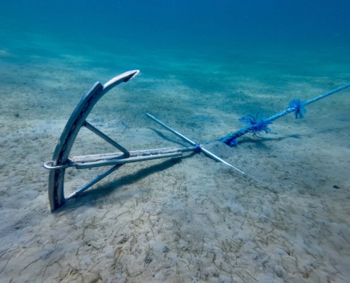 Close Up View Of An Anchor